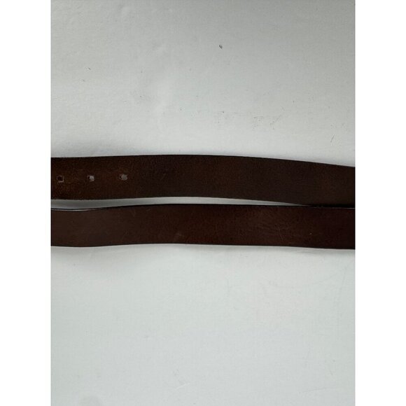 Ted Baker Brown Leather Belt Men's 38in Made in Italy Classic Closet Staple - Picture 4 of 11
